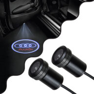 AUDI Ghost Car Brand Logo Projector – Προτζέκτορας Προβολής Μάρκας Αυτοκινήτου LED CREE XHP35 3W 240lm 120° DC 12V IP20 Ψυχρό Λευκό 6000K