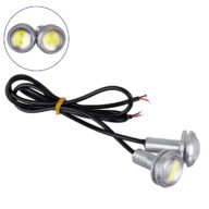 ΣΕΤ Φωτισμού Πινακίδας ή DRL Αυτοκινήτου LED 1 COB 3W 450lm 120° DC 12V IP20 Ψυχρό Λευκό 6000K