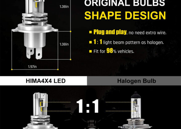 H4 Extreme Line KIT Βασικού Φωτισμού Αυτοκινήτου & Μοτοσυκλέτας 3rd Generation Can-Bus Extreme Series LED CREE CXB COB 60W 6400lm DC 9-32V Αδιάβροχο IP67 Ψυχρό Λευκό 6000K