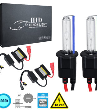 H3 CB Line KIT Βασικού Φωτισμού Αυτοκινήτου & Μοτοσυκλέτας 2nd Generation Can-Bus Series XENON 70W 6400lm DC 9-16V Αδιάβροχο IP65 Ψυχρό Λευκό 8000K