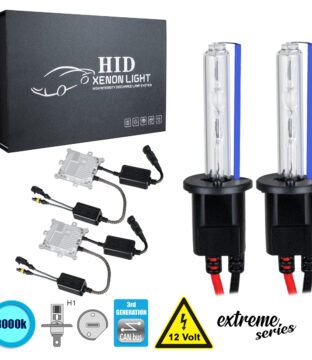 H1 XCB Line KIT Βασικού Φωτισμού Αυτοκινήτου & Μοτοσυκλέτας 3rd Generation Can-Bus Extreme Series XENON 110W 10350lm DC 9-16V Αδιάβροχο IP65 Ψυχρό Λευκό 8000K