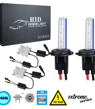 H7 XCB Line KIT Βασικού Φωτισμού Αυτοκινήτου & Μοτοσυκλέτας 3rd Generation Can-Bus Extreme Series XENON 110W 10350lm DC 9-16V Αδιάβροχο IP65 Ψυχρό Λευκό 8000K