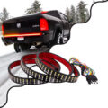 Car Backlit LED Strip Εύκαμπτη Ταινία 150cm Σήμανσης DRL Αυτοκινήτου 6 Προγραμμάτων Φωτισμού LED SMD 2835 80W DC 12V Αδιάβροχη IP68 Πορτοκαλί - Κόκκινο - Ψυχρό Λευκό 6000K