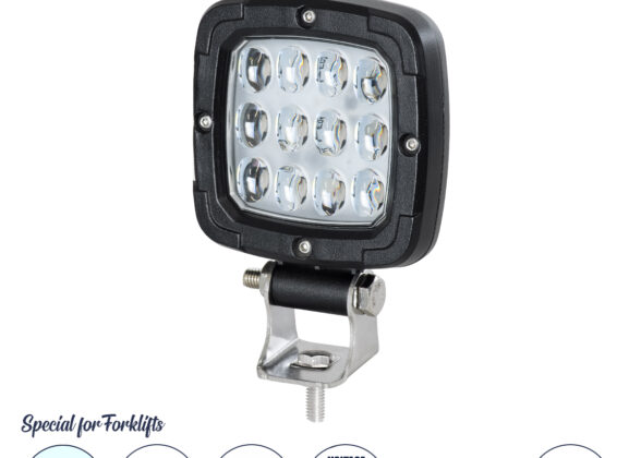 Mark Vehicle & Forklift Work Lights - Φώτα Εργασίας για Οχήματα Περονοφόρα - Κλάρκ LED 27W DC 10-80V Αδιάβροχο IP67 Ψυχρό Λευκό 6000K Μ9.5 x Π3 x Υ13.5cm