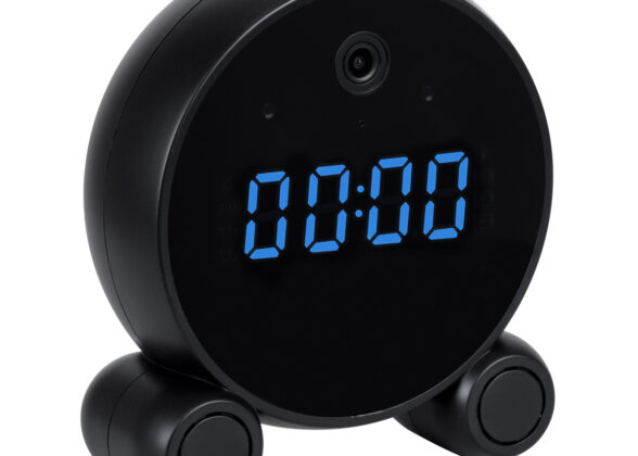 Rechargeable Table Camera 2MP WiFi HD 1080P 120° 5000mAh Two Way Audio Motion Detection & Digital Clock - Επαναφορτιζόμενη Επιτραπέζια Κάμερα 2MP WiFi HD 1080P 120° 5000mAh Διπλή Κατέυθυνση Ομιλίας Ανιχνευτή Κίνησης Ψηφιακό Ρολόι - Μαύρο