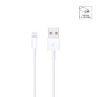 Καλώδιο Φόρτισης Fast Charging Data iPhone 1M από Regular USB 2.0 σε 8 Pin Lightning Λευκό