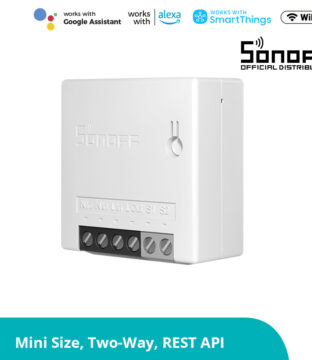 SONOFF MINIR2 – Wi-Fi Smart Switch Two Way Dual Relay (Upgraded)