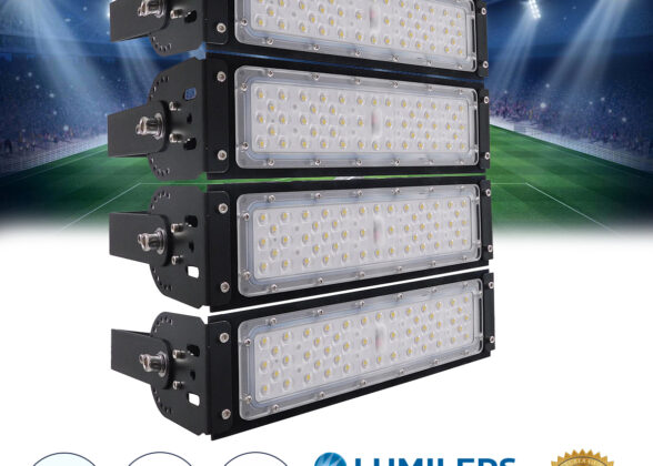 LED Προβολέας Γηπέδου - Φωτιστικό Tunnel 200W 32000LM 75°*135° AC 100-277V IP65 -  Ψυχρό Λευκό 5000K - MeanWell Driver & LumiLEDs Chip - 5 Years Warranty