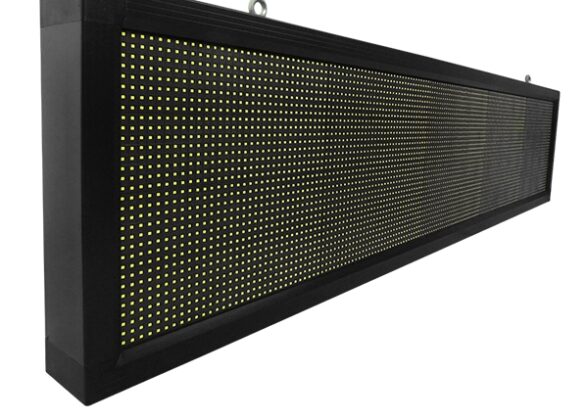 Κυλιόμενη Ψηφιακή Επιγραφή P10 LED SMD AC 220-240V με Wi-Fi - Αδιάβροχή IP54 - Μονής Όψης - Μ168 x Π9 x Υ40cm Ψυχρό Λευκό 6000K