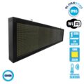 Κυλιόμενη Ψηφιακή Επιγραφή P10 LED SMD AC 220-240V με Wi-Fi - Αδιάβροχή IP54 - Μονής Όψης - Μ168 x Π9 x Υ40cm Ψυχρό Λευκό 6000K