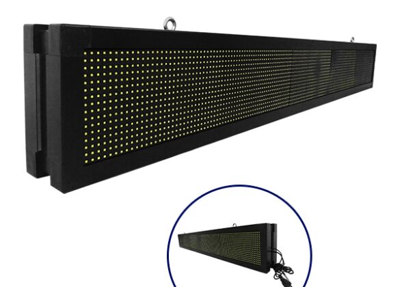 Κυλιόμενη Ψηφιακή Επιγραφή P10 LED SMD AC 220-240V με Wi-Fi - Αδιάβροχή IP65 - Διπλής Όψης - Μ168 x Π12 x Υ24cm Ψυχρό Λευκό 6000K