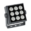 Προβολέας Wall Washer για Φωτισμό Κτιρίων LED 27W 2295lm 3° DC 24V Αδιάβροχο IP65 L13.8 x W16.4 x H7cm Αρχιτεκτονικό Πορτοκαλί 2200K - Γκρι Ανθρακί - 3 Years Warranty