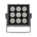 Προβολέας Wall Washer για Φωτισμό Κτιρίων LED 27W 2295lm 3° DC 24V Αδιάβροχο IP65 L13.8 x W16.4 x H7cm Αρχιτεκτονικό Πορτοκαλί 2200K - Γκρι Ανθρακί - 3 Years Warranty