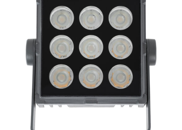 Προβολέας Wall Washer για Φωτισμό Κτιρίων LED 27W 2295lm 3° DC 24V Αδιάβροχο IP65 L13.8 x W16.4 x H7cm Αρχιτεκτονικό Πορτοκαλί 2200K - Γκρι Ανθρακί - 3 Years Warranty