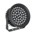 Προβολέας Wall Washer για Φωτισμό Κτιρίων LED 54W 4860lm 30° DC 24V Αδιάβροχο IP65 L24.5 x W24.5 x H14.7cm Θερμό Λευκό 3000K - Μαύρο - 3 Years Warranty