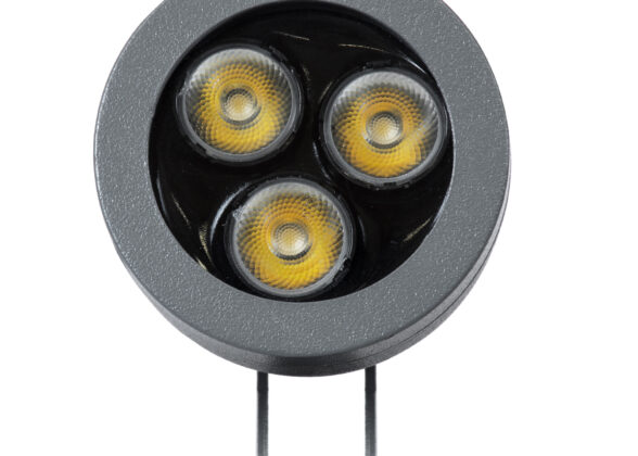 Σποτ Φωτισμού Ειδικό για Φυτά - Δέντρα LED 6W 660lm 15° DC 24V Αδιάβροχο IP67 Μ6.6 x Π9 x Υ12cm Θερμό Λευκό 2700K - Γκρι Ανθρακί - 3 Years Warranty