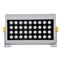 Προβολέας Wall Washer για Φωτισμό Κτιρίων LED 36W 3060lm 30° AC 220-240V Αδιάβροχο IP67 Μ30 x Π6 x Υ17cm Αρχιτεκτονικό Πορτοκαλί 2200K - Ασημί - 3 Years Warranty