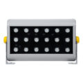 Προβολέας Wall Washer για Φωτισμό Κτιρίων LED 36W 3600lm 30° DC 24V Αδιάβροχο IP65 Μ30 x Π6 x Υ17cm Πολύχρωμο RGB DMX512 - Ασημί - 3 Years Warranty