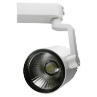 Διφασικό Bridgelux COB LED Φωτιστικό Σποτ Ράγας 30W 230V 3600lm 24° Ψυχρό Λευκό 6000k