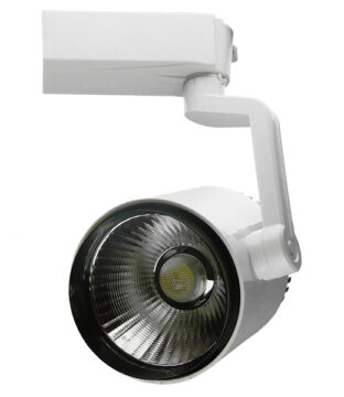 Διφασικό Bridgelux COB LED Φωτιστικό Σποτ Ράγας 30W 230V 3600lm 24° Ψυχρό Λευκό 6000k