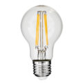 Λάμπα LED Long Filament E27 A60 Γλόμπος 8W 800lm 360° AC 220-240V IP20 Φ6 x Υ10.5cm Θερμό Λευκό 2700K με Διάφανο Γυαλί - Dimmable - 3 Years Warranty