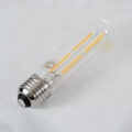 Λάμπα LED Long Filament E27 T30 Σωλήνας 4W 400lm 360° AC 220-240V IP20 Φ3 x Υ13.5cm Θερμό Λευκό 2700K με Διάφανο Γυαλί - Dimmable - 3 Years Warranty