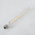 Λάμπα LED Long Filament E27 T30 Σωλήνας 8W 800lm 360° AC 220-240V IP20 Φ3 x Υ30cm Θερμό Λευκό 2700K με Διάφανο Γυαλί - Dimmable - 3 Years Warranty