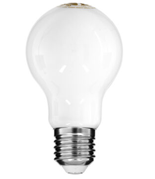 Λάμπα E27 A60 Γλόμπος LED CCT FILAMENT 6W 560 lm 320° AC 85-265V με Λευκό Γαλακτερό Γυαλί 3 Step Switch CCT Change Θερμό Λευκό – Φυσικό Λευκό – Ψυχρό Λευκό