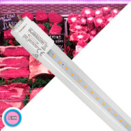 Λάμπα Σωλήνας Τύπου Φθορίου T8 Linear 60cm LED SMD 2835 10W 1000 lm 320° AC 85-265V IP20 CRI ≥90 Ροζ Ειδική για Κρεοπωλείο