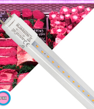 Λάμπα Σωλήνας Τύπου Φθορίου T8 Linear 60cm LED SMD 2835 10W 1000 lm 320° AC 85-265V IP20 CRI ≥90 Ροζ Ειδική για Κρεοπωλείο