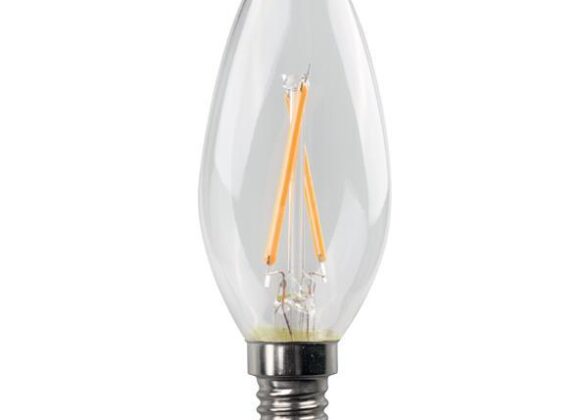 ΛΑΜΠΑ LED ΚΕΡΙ CROSSED FILAMENT 5W E14 4000K 220-240V CLEAR 3τμχ