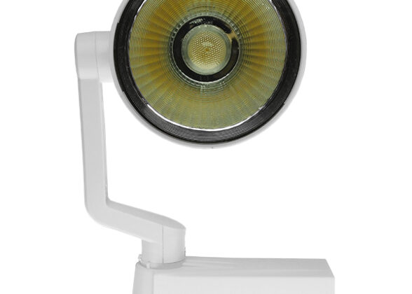 Μονοφασικό Bridgelux COB LED Φωτιστικό Σποτ Ράγας 20W 230V 3000lm 24° Θερμό Λευκό 3000k