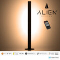 ALIEN-DIVA-BLACK-50-3 ALIEN Design DIVA Μοντέρνο Minimal Nordic Μεταλλικό Φωτιστικό Επιτραπέζιο - Πορτατίφ - Λαμπατέρ Μαύρο LED 8W 960lm με Ασύρματο Χειριστήριο RF & Dimmer IP20 Θερμό Λευκό 3000K Μ3 x Π1.6 x Υ50cm