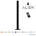 ALIEN-DIVA-BLACK-50-4 ALIEN Design DIVA Μοντέρνο Minimal Nordic Μεταλλικό Φωτιστικό Επιτραπέζιο - Πορτατίφ - Λαμπατέρ Μαύρο LED 8W 800lm με Ασύρματο Χειριστήριο RF & Dimmer IP20 Κόκκινο Μ3 x Π1.6 x Υ50cm