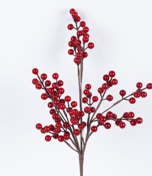 ΚΛΑΔΙ ΜΕ ΚΟΚΚΙΝΑ BERRIES, 46cm