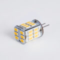 GloboStar® 76136 Λάμπα G4 LED SMD 5630 6W 600lm 320° DC 12-24V Θερμό Λευκό 3000K Dimmable