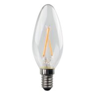 ΛΑΜΠΑ LED ΚΕΡΙ CROSSED FILAMENT 5W E14 6500K 220-240V CLEAR 3τμχ