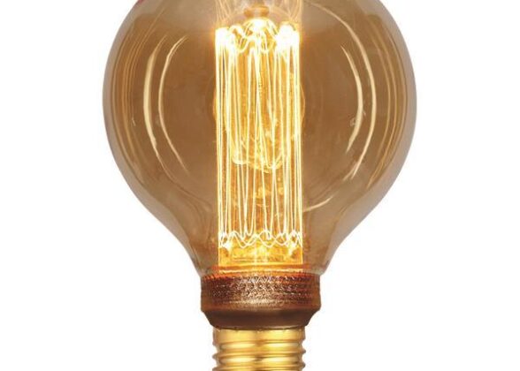 ΛΑΜΠΑ LED ΓΛΟΜΠΟΣ G95 3,5W Ε27 2000K 220-240V GOLD GLASS DIMMABLE