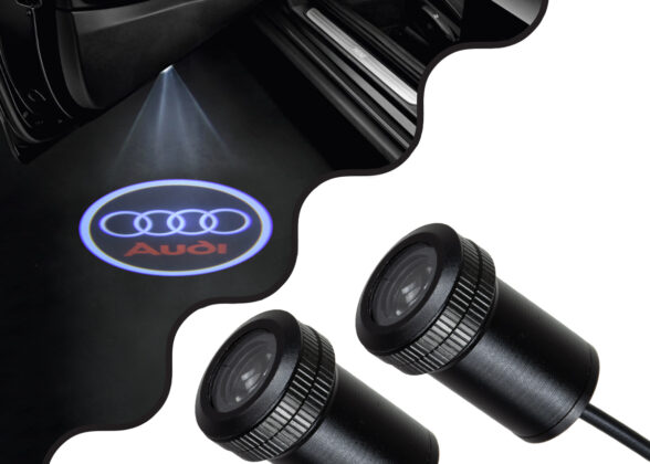 AUDI Ghost Car Brand Logo Projector - Προτζέκτορας Προβολής Μάρκας Αυτοκινήτου LED CREE XHP35 3W 240lm 120° DC 12V IP20 Ψυχρό Λευκό 6000K