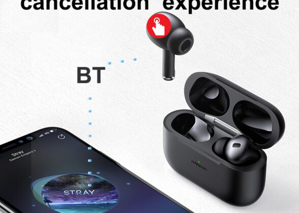 JOYROOM Originals JR-T03S PRO Earphones με Θήκη Φόρτισης True Wireless Bluetooth V5.0 Binaural Συμβατό με iOS & Android Μαύρο