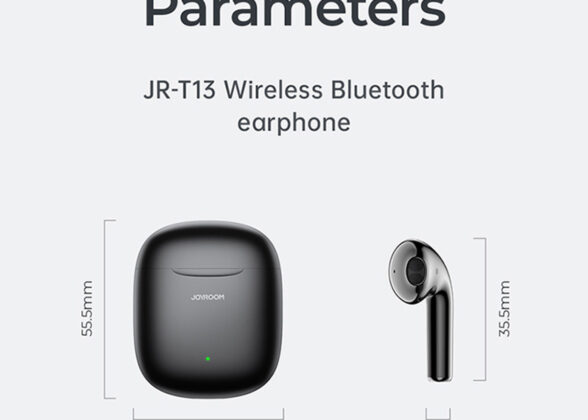 JOYROOM Originals JR-T13 Bilateral TWS Earphones με Θήκη Φόρτισης True Wireless Bluetooth V5.0 Binaural Συμβατό με iOS & Android Μαύρο