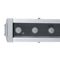 Μπάρα Φωτισμού Wall Washer LED 54W 5400lm 30° AC 230V Αδιάβροχο IP65 Μ100 x Π7.5 x Υ7cm Πολύχρωμο RGB DMX512 Display on Body - Ασημί