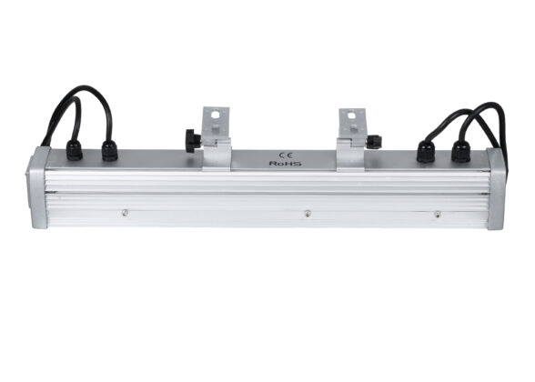 Μπάρα Φωτισμού Wall Washer LED 96W 10080lm 30° AC 230V Αδιάβροχο IP65 Μ52 x Π7.5 x Υ7cm Πολύχρωμο 4in1 RGBW DMX512 Display on Body - Ασημί