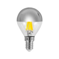 ΛΑΜΠΑ LED ΣΦΑΙΡΙΚΗ CROSSED FILAMENT 6.5W E14 2700K 220-240V DIMMABLE ΑΝΤΕΣΤΡΑΜΕΝΟΥ ΚΑΘΡΕΠΤΗ ΑΣΗΜΙ