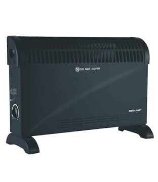 ΘΕΡΜΑΝΤΙΚΟ ΣΩΜΑ CONVECTOR ΜΑΥΡΟ ΜΕ TURBO 2000W